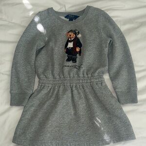 Polo by Ralph Lauren Heather Gray Bear Dress